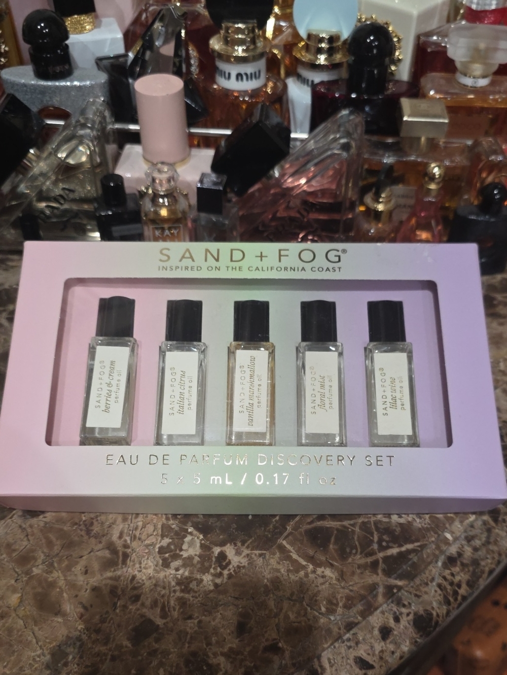 Sand + Fog Eau de Parfum Discovery Set — Pink Gradient Gift Box